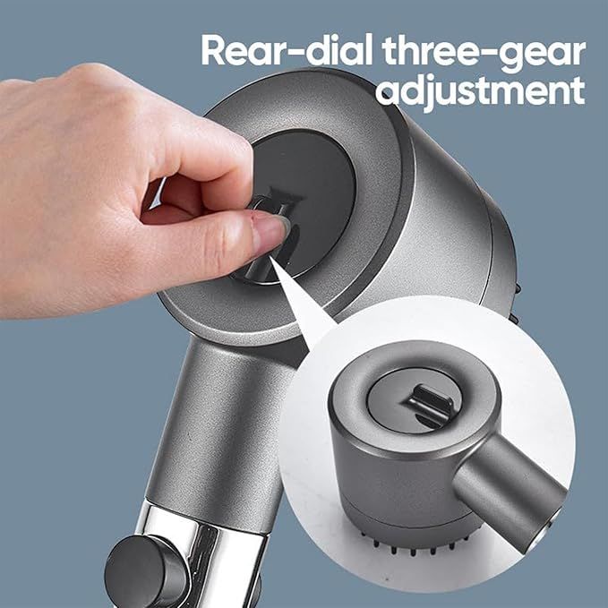 3 Modes Shower Head – High Pressure Water Saving | استحمام أقوى وتوفير ماء